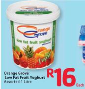 Orange Grove Low Fat Fruit Yoghurt-1L