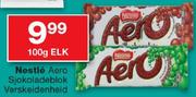 Nestle Aero Sjokoladeblok Verskeidenheid-100G Elk
