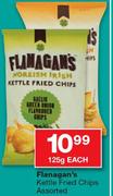 Flanagan's Kettle Fried Chips Assorted-125G Each