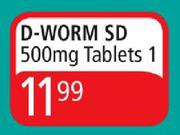 D-Worm SD 500mg Tablets 1