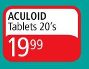 Aculoid Tablets-20's