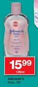 Johnson's Baby Oil-125ml