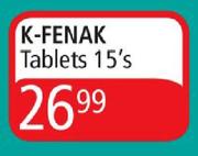K-Fenak Tablets-15's