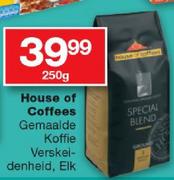 House Coffees Gemaalde Koffie Verskeidenheid-250g
