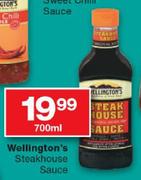 Wellington's Steakhouse Sauce-700ml