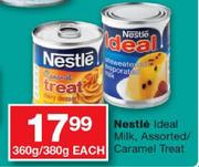 Nestle Ideal Milk Assorted/Caramel Treat-360/380g Each