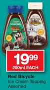 Red Bicycle Ice Cream Topping Assorted-200ml Each