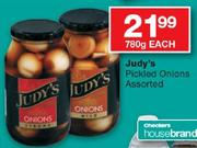 Judy Pickled Onions Assorted-780g Each