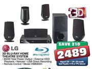 LG 3D Blu-Ray Home Theatre System (HB806SH)