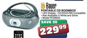 Bauer Portable CD Boombox (PCD6202)