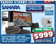 Sahara Storms 2012