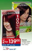 Garnier Nutrisse Creme or 100% Hair Colour-Per Pack