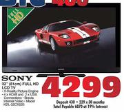 Sony 32" (81cm) Full HD LCD Tv