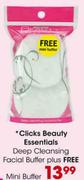 Clicks Beauty Essentials Deep Cleansing Facial Buffer