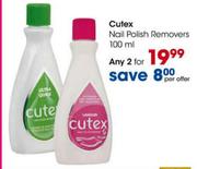 Cutex Nail Polish Removers-100ml