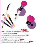 UBU Cosmetic Blusher Brush Or Powder Brush-Per Set 