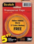 Scotch Transparent Tape-12mm 50m