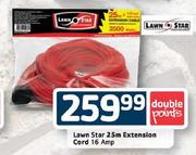 Lawn Star 25m Extension Cord 16 Amp