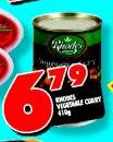 Rhodes Vegetable Curry-410g