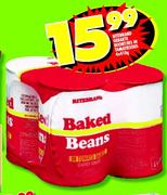 Ritebrand Gebakte Boontjies in Tamatiesous-4 x 410g