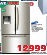 Samsung Metallic Fridge Freezer-670 Ltr