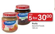 Any 5 Purity Second Foods-125ml