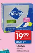 Lifestyle So Slim 32 Pantyliners-per pack