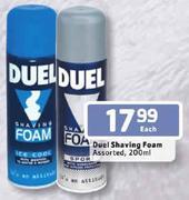 Dual Shaving Foam Assorted-200Ml