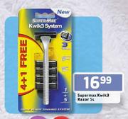 Supermax Kwik3 Razors-5's