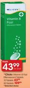 Clicks Vitamin B Fizzi Effervescent Tablets 10 Tablets-Per Pack