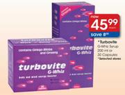 Turbovite G-Whiz Syrup 200ml or 30 Capsules-Each 