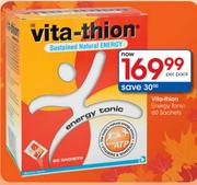 Vita-thion Energy Tonic 60 Sachets-Per Pack