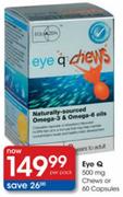 Equazen Eye Q 500 mg Chews or 60 Capsules-Per Pack
