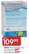 Clicks Kids Omega 3 & 6  60Capsules-Per Pack