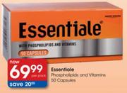 Essentiale Phospholipids and Vitamins 50 Capsules-Per Pack