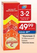 Guronsan C 10 Effervescent Tablets-Per Pack 