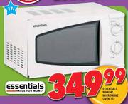 Essentials Manual Microwave Oven-17l