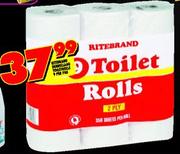 Ritebrand Toilet Rolls 2 PLY-9 Per Pack