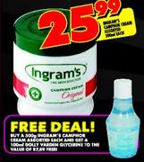 Ingram's Camphor Cream-500gm