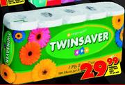 Twinsaver 1-Ply Toilet Rolls-10's Per Pack