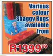 Various Colour Shaggy Rugs
