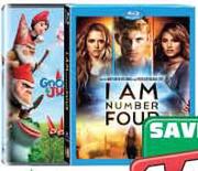 Blu-Ray / DVD Combo (I Am Number 4)-Each