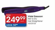 Vidal Sassoon Wet to Dry Hair Straightener