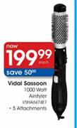 Vidal Sassoon 1000 Watt Airstyler (5 Attachments)