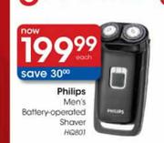 Philips Men's Battery-Operated Shaver