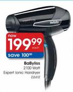 BaByliss 2100 Watt Expert Ionic Hairdryer