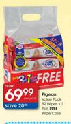 Pigeon Valu Pack-82 Wipes