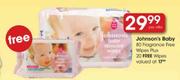 Johnson's Baby 80 Fragrance Wipes