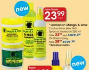 Jamaican Mango & Lime Cactus Grow, Wax, Gel, Spray Or Shampoo-250ml