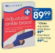 Clicks Adjustable Ankle Brace
